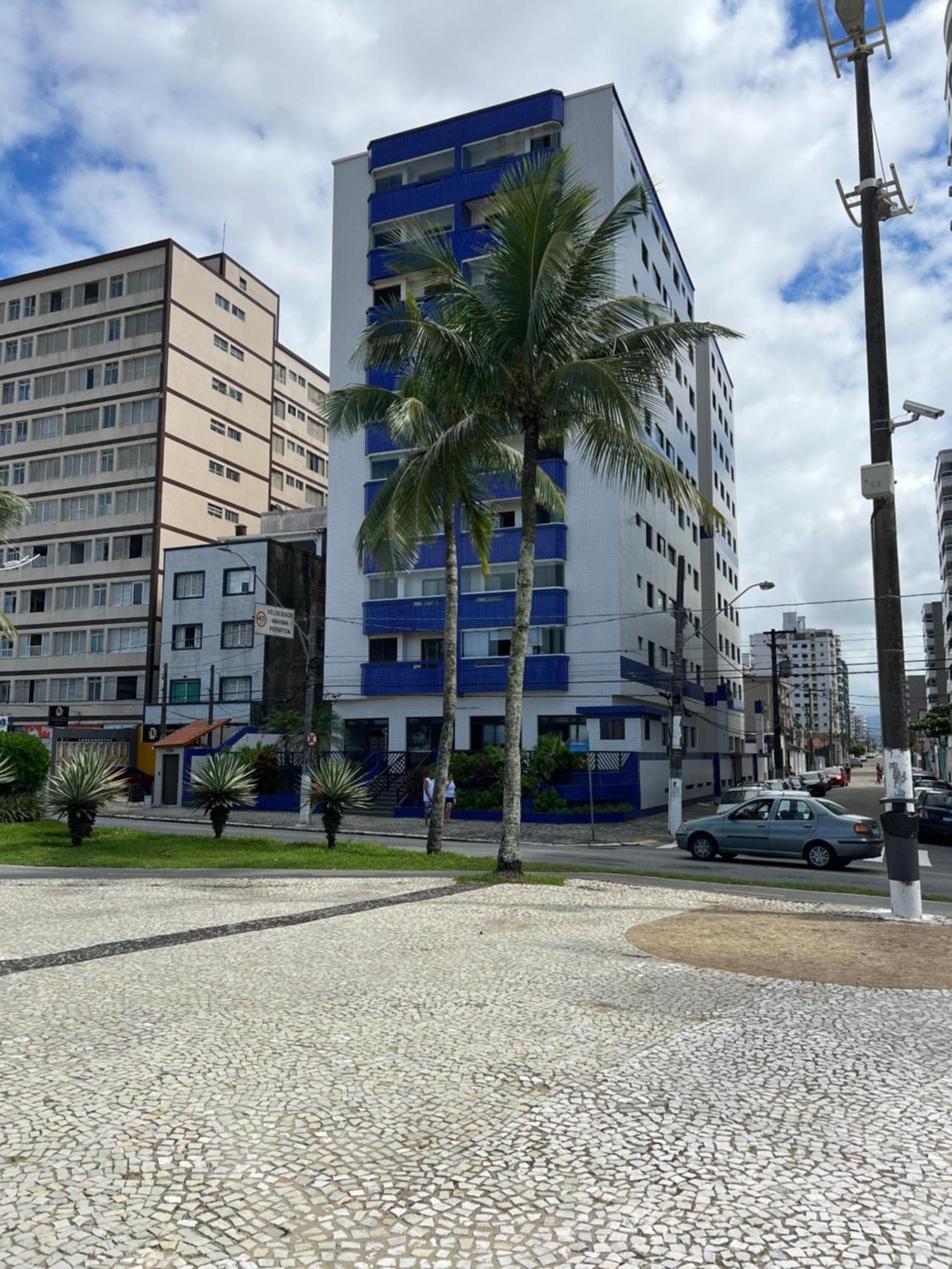 Guilhermina Pe Na Areia Vista Mar Praia Grande  Exteriér fotografie