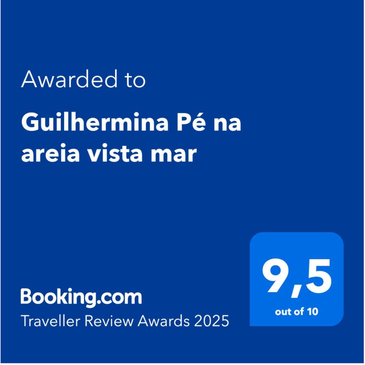 Guilhermina Pe Na Areia Vista Mar Praia Grande  Exteriér fotografie